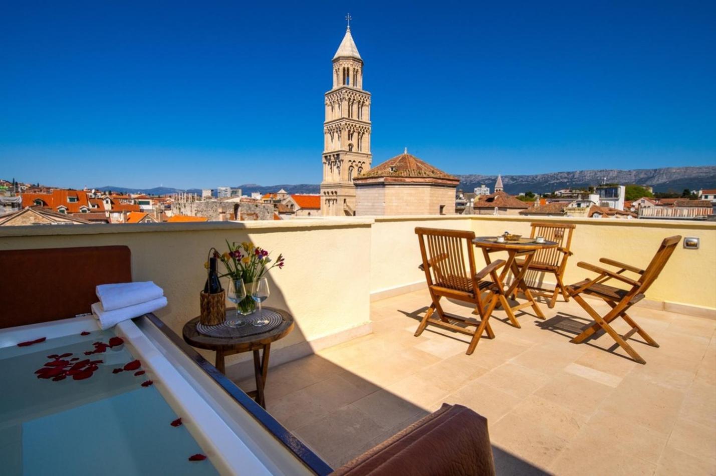 Apartamento Terazza Grande In Diocletian Tower Split Exterior foto