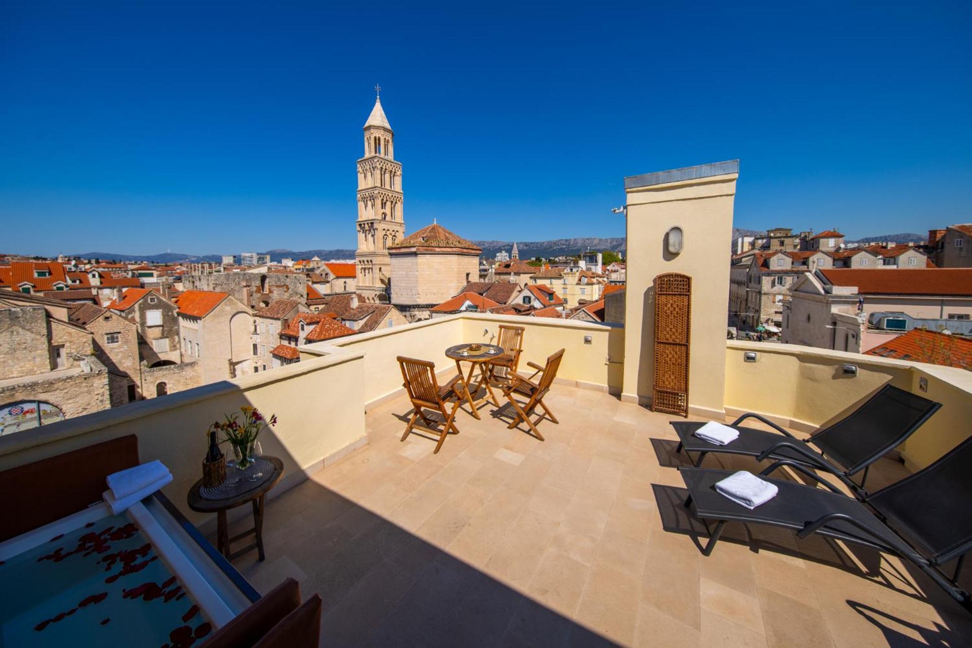 Apartamento Terazza Grande In Diocletian Tower Split Exterior foto