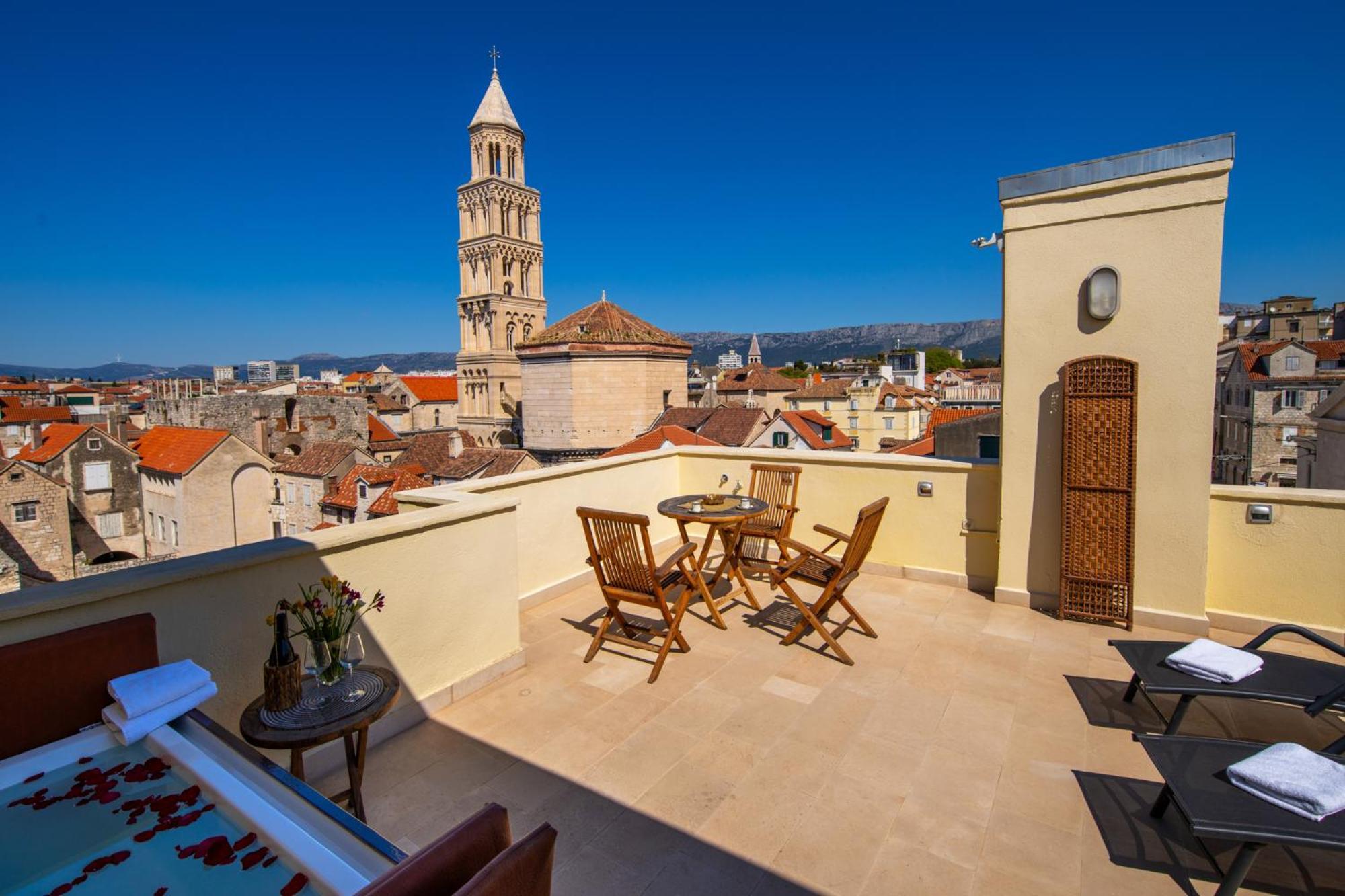 Apartamento Terazza Grande In Diocletian Tower Split Exterior foto