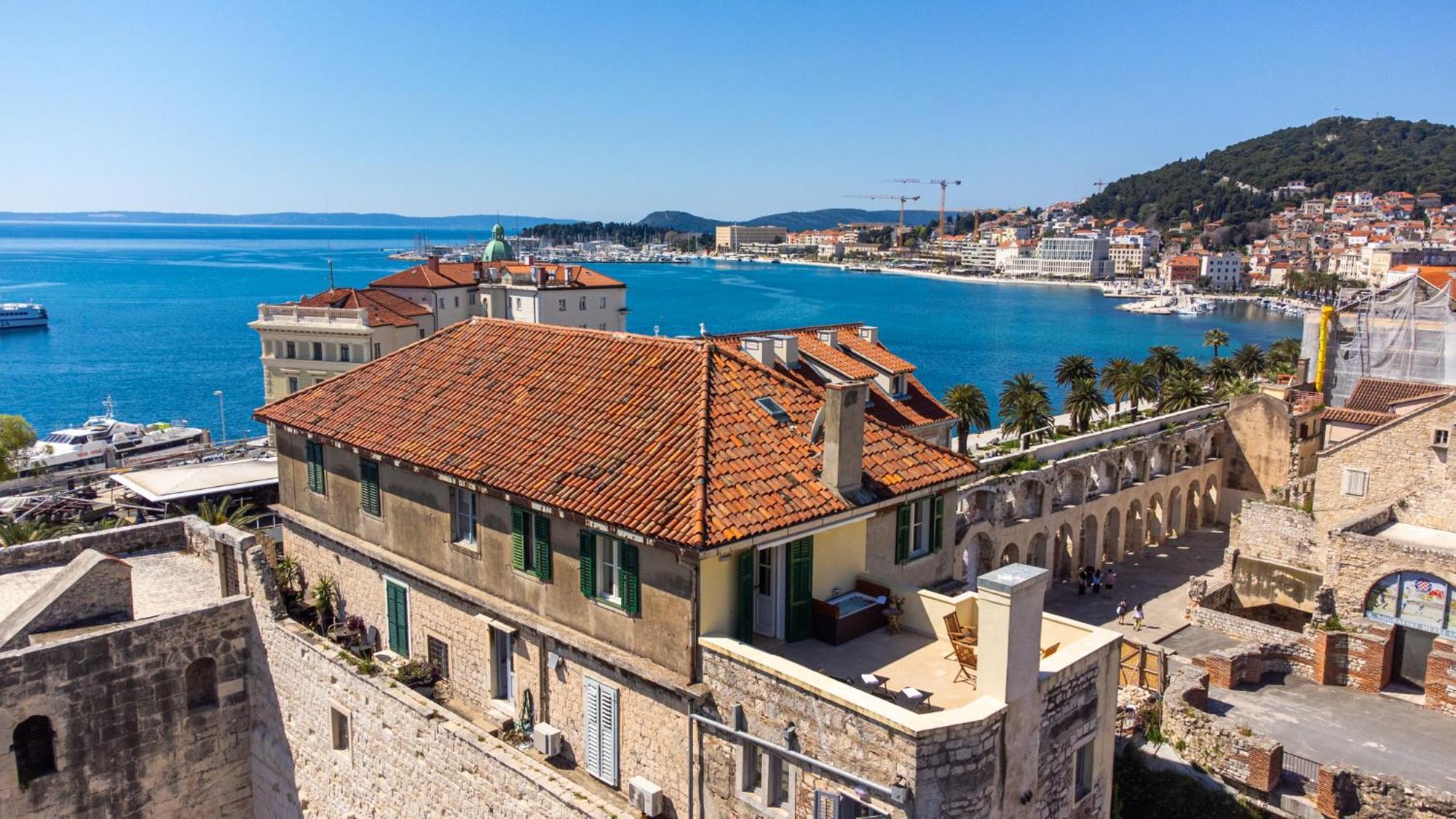 Apartamento Terazza Grande In Diocletian Tower Split Exterior foto