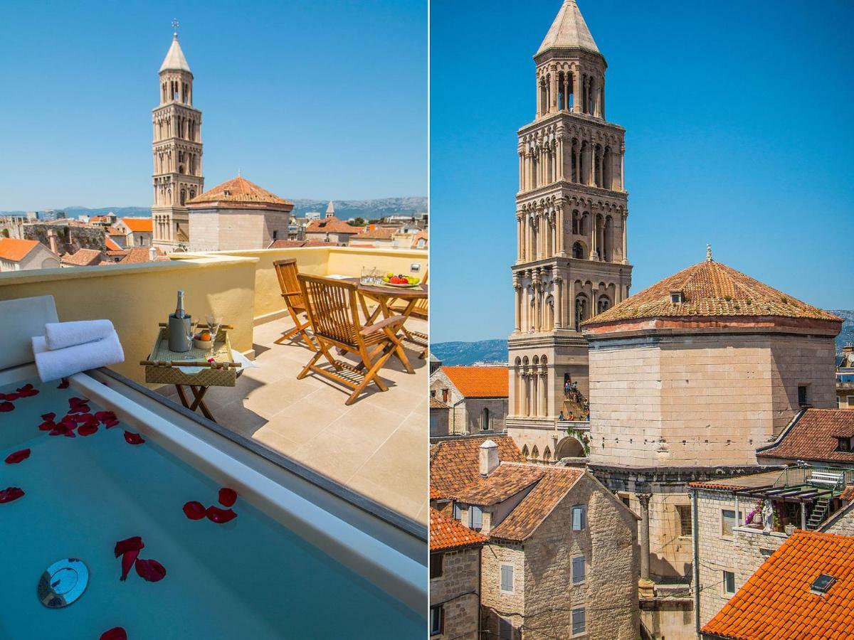 Apartamento Terazza Grande In Diocletian Tower Split Exterior foto